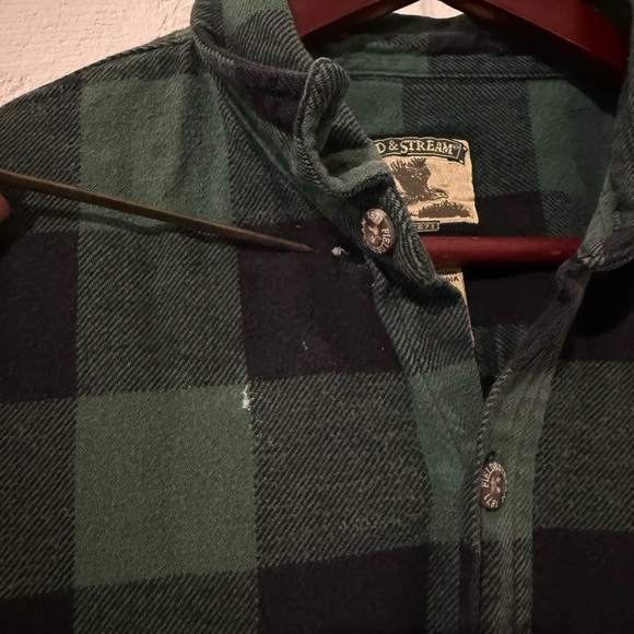 Field & Stream Green and Black Checkered Shirt - Picture 3 of 10